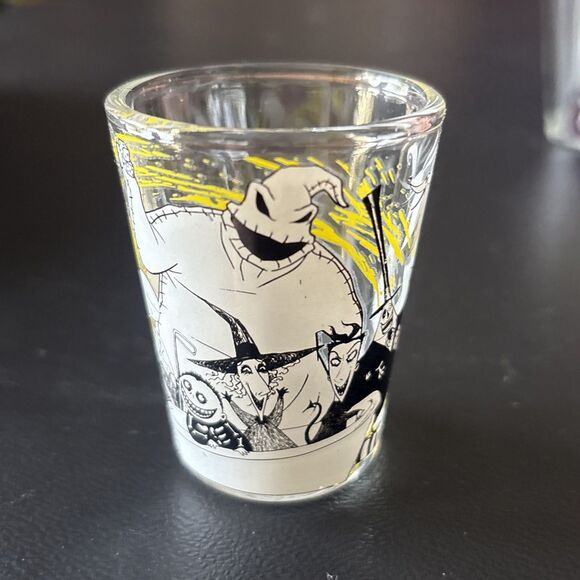 Set Of Two Nightmare Before Christmas Oogie Boogie Shot Glasses 1.5 Ounces - Picture 2 of 6